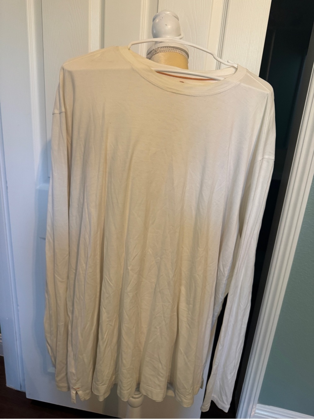 Tommy Bahama Long-Sleeve Crewneck Shirt - Cream